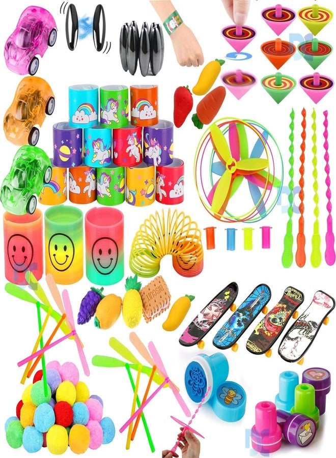 D Care World DCW Party Favors for Kids 4-8, Birthday Gift Toys, Goodie Bag Stuffers, Treasure Box Carnival Prizes, Gifts Classroom, Pinata Bags Filler Boys and Girls 8-12| Mini Skate Reward Stamps| 250 Pieces - Image 1